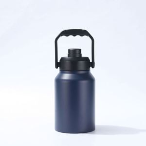 Bouteille isotherme en acier inoxydable de 3,8 L (128 oz) grande capacité avec compartiment pour glaçons – Garde les boissons froides - Product Image 1