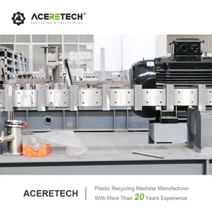 Máquina extrusora de parafuso duplo de reciclagem de CaCO3 preenchida com PP+EPDM/SBS de resíduos de plástico ATE econômico