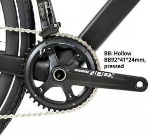 Bicicleta de Gravel de Fibra de Carbono, 13 Velocidades, Cambio Electrónico Inalámbrico, Bicicleta de Montaña 700C, Frenos de Disco Hidráulicos, Aventura, Confort - Product Image 2