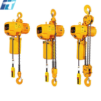 Palans électriques à chaîne de type fixe pour fournisseurs OEM, 1t, 2t, 3t, tête fantôme, protection IP54, télécommande filaire pour levage par grue