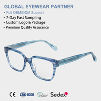 Lunettes en acétate personnalisées pour hommes, certifiées selon la norme mondiale de recyclage, adaptées aux longues heures d'utilisation d'ordinateurs et de tablettes