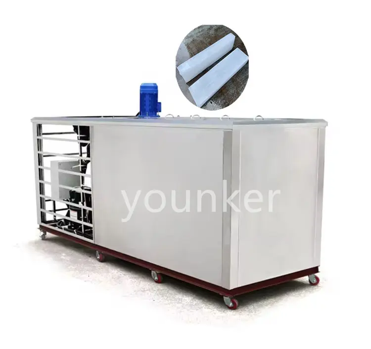 Big 1 Ton Solar Commercial Industrial Clear Ice Block Maker Making Machine Machines For Ghana Nigeria South Africa