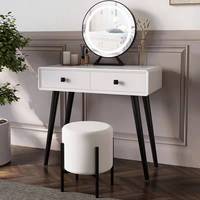 Pouf rond en velours pour le maquillage, base en métal, poufs de sol pour le salon, vente en gros