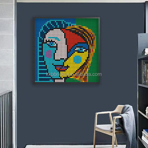 Set per Pixel Art 48x48 Punti, Piastrelle Rotonde o Quadrate, Arte Pixel di Pablo Picasso, Crea Meraviglie Blocco per Blocco - Product Image 2