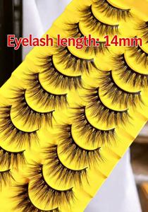 Faux cils épais de luxe léger européens et américains, style œil de chat naturel, cils uniques, style groupe de filles - Product Image 5