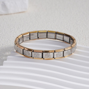 Brazalete Modular con Baño Electrolítico en Oro y Plata, Diseño de Estrella, Desmontable, Unisex, Cadena de Joyería de Moda - Product Image 4