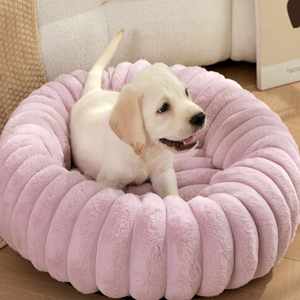 Camas para Mascotas, Cama Redonda para Gatos para Todas las Estaciones, Cama para Perros de Alta Calidad, Alfombra para Mascotas de Pelo Sintético de Conejo de Hilo Grueso, Camas para Perros al por Mayor de Fábrica - Product Image 3