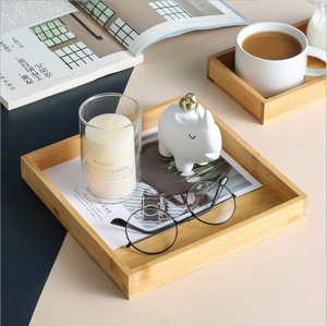 Size Variant Bamboo Fruit <strong>Storage</strong> <strong>Tray</strong> for Food Service - Product Image 4
