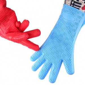 Guantes de Silicona para Horno, Resistentes al Calor Extremo, Guantes para Barbacoa, para Manejar Alimentos Calientes Directamente en la Parrilla o Freidora - Product Image 3