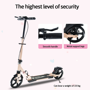 Meilleure vente de <span class=keywords><strong>scooter</strong></span> à roues en PU rose de 200mm pour <span class=keywords><strong>fille</strong></span>, facile à transporter - Product Image 2