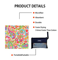 Wholesale Lightweight Luxury Adult Kids Personalized Design Oversized Sand Resistant Microfiber Beach Towels
