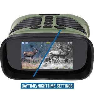 Jumelles de vision nocturne numériques Green DT39 avec écran HD de 3,0 pouces, zoom numérique 8x, dispositif de chasse tactique pour utilisation en extérieur - Product Image 3