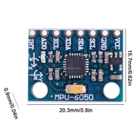Sensor akselerasi modul MPU-6050 3 sumbu giroskop 6DOF kode GY-521 MPU6050