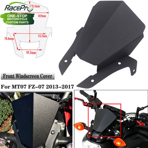 Deflector de viento para motocicleta, parabrisas de aluminio para YAMAHA MT07 <span class=keywords><strong>MT</strong></span> <span class=keywords><strong>07</strong></span> FZ07 FZ <span class=keywords><strong>07</strong></span> 2013 2014 2015 2016 2017 - Product Image 6