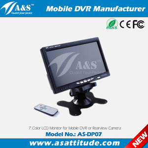 A & S 7 <span class=keywords><strong>inch</strong></span> <span class=keywords><strong>LCD</strong></span> Car <span class=keywords><strong>Monitor</strong></span> với Carplay & Android Auto USB kết nối 1 năm bảo hành-màng mỏng Transistor cho xe buýt/Xe Tải - Product Image 2