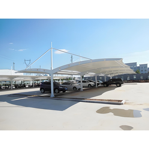 Nhà Máy Bán Chạy nhất Lều carport cho 3 xe pvdf buồm carport lều cho nhà để xe đổ công viên kiến trúc màng carport - Product Image 2