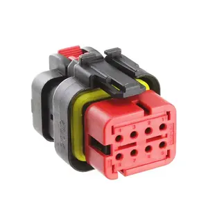 Conector fêmea de 2 p 3p 4p 6p 8p, conector de 2 pinos e 12 fêmea, conector ampselo fêmea para pneu de 2 fileiras, 776533-1 1, 776494-1