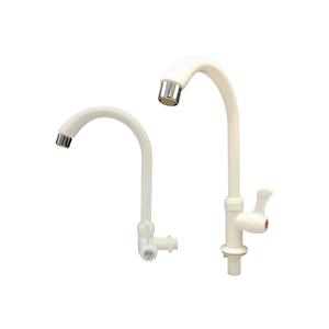 Grifo de Cocina de Plástico PP de Agua Fría, Rotación de 4/4 Puntos, Grifo de Agua Caliente para Lavadero, Lavabo, Agua Caliente Única - Product Image 2