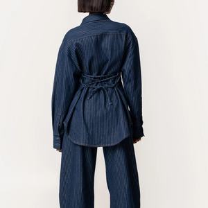 OEM 2026 Nueva Moda Ropa de Mujer Camisa Holgada con Estampado a Cuadros Simple y Versátil - Product Image 2