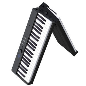 Giá Tốt Đen Trắng Đơn Giản Đàn Piano Điện Tử Thẳng Đứng Gấp Bàn Phím Ảo Hợp Âm Konix Kỹ Thuật Số Đàn Piano Cho Người Mới Bắt Đầu - Product Image 4