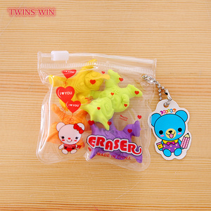 Tas ritsleting kue buah hewan penghapus Natal penghapus hadiah sekolah pelajar 760 - Product Image 3