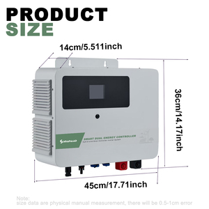Smartaad 1.5KW ตัวควบคุมแบบไฮบริดสามเฟส24V 220V MPPT PURE sine WAVE 1.5KW smiaad 5KW All-in-O - Product Image 6
