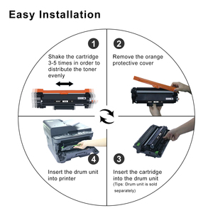 Leer para enviar, leer Pack de 2 TN760 Compatible cartucho de tóner hermano TN760 <span class=keywords><strong>Toner</strong></span> más de 24 años de fábrica en China HENGFAT - Product Image 4