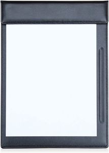 Premium Quality PU Leather A4 File Organizer Clip Folder Office Clipboard Meeting Memo <b>Writing</b> Desk <b>Pad</b> for Restaurant Hotel Use - Product Image 2