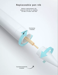 Stylet pour Ipad inclinable, stylo numérique actif magnétique, stylo Compatible avec Ipad rejet de paume pour Ipad crayon - Product Image 4