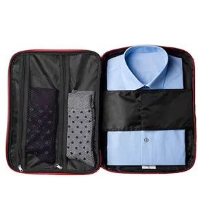 Borsa da viaggio di Imballaggio Cubi di Acqua Resistente Organizer Bagagli Chiusura Lampo di Nylon Degli Uomini Vestiti Camicia di Imballaggio del Sacchetto