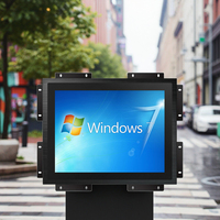 17 Inch Industrial Touchscreen Monitor for Kiosk 1000 Nits Sunlight Readable with USB Serial & DVI Interface New Product
