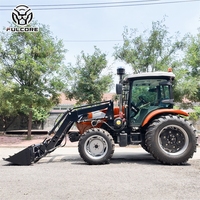 Tracteur FULCORE à 4 cylindres avec plusieurs configurations et accessoires disponibles, forte traction pour les travaux agricoles, tracteur 4x4