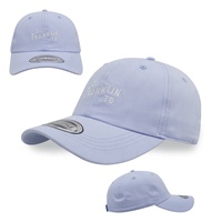 Luxe 6 Panneau Coton Blanc Non Structuré Baseball Papa Chapeaux Casquettes Sports Uni Avec Logo De Broderie Personnalisé pour Homme Femmes