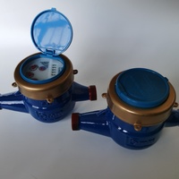 Haute précision 1/2 '3/4' 1 'DN15 DN20 DN25 fer multi-jet mécanique compteur d'eau à cadran sec pour eau froide/chaude certifié CE