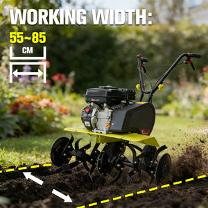 محراث دوار VERTAK بقوة 7 حصان، 4 أشواط، 212 سم مكعب، سعة خزان الوقود 3.6 لتر، عرض 55 سم، عمق 35 سم، للحدائق والمزارع - Product Image 3