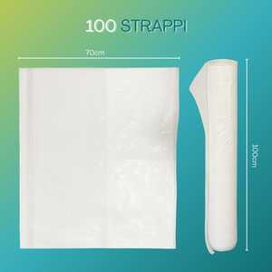 ถุงพลาสติกสีขาวอเนกประสงค์สำหรับยางรถยนต์ ขนาด 100x70 ซม. แบบม้วนฉีกได้ สำหรับจัดเก็บและเปลี่ยนยาง - Product Image 2