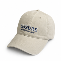 Casquette de baseball personnalisée avec logo brodé noir effet vieilli, six panneaux, style Dad Hat, streetwear, visière incurvée, en sergé de coton, vente en gros OEM