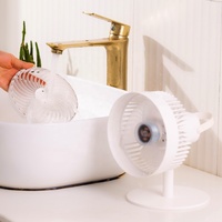 Lampe de ventilateur de bureau rechargeable avec télécommande | Ventilateur portable 4000mAh Circulator 2024 pour ventilateurs portables et portables