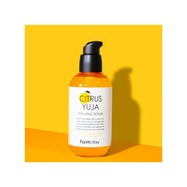 Farmstay Citrus Yuja Vitalizing Serum TOP Quality Vitamic C SERUM Whitening Vitamic C Serum fornitore made in Korea