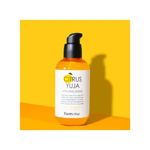 Farmstay Citrus Yuja Sérum Vitalisant SERUM Vitamic C de qualité supérieure Fournisseur de sérum Vitamic C blanchissant fabriqué en Corée