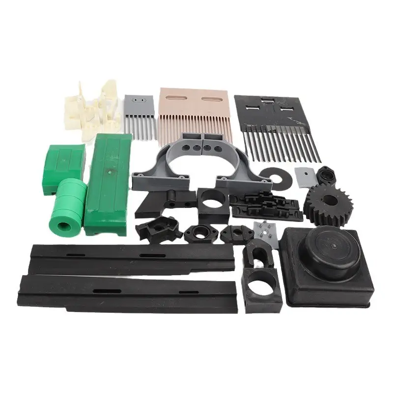 Custom Uhmwpe Plastic Machines Onderdelen Hdpe Direct Leveren Slijtvaste Ketting Geleideblokken