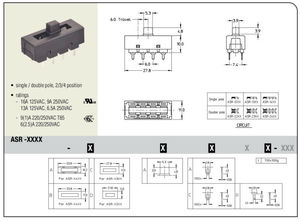 SS-23L10 домашний Переключатель 8-Контактный мини-переключатель SMD 3-позиционный переключатель бесплатный образец от китайского производителя - Product Image 4