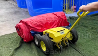 Machine à enrouler industrielle robuste certifiée CE 400 kg pour château gonflable extérieur pour enfants à usage de location