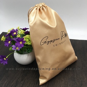 Custom Satin Fabric Gift Bag With Drawstring - Product Image 4