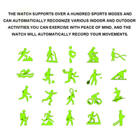 Pulsera Inteligente HK80, Monitor de Actividad Física, Llamadas por BT, Pantalla AMOLED, Frecuencia Cardíaca, Oxígeno en Sangre, Monitor de Sueño, Resistente al Agua IP67, para Hombres y Mujeres