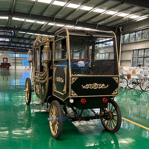 Chariot Électrique Royal pour Chevaux, Décoration de Noël Extérieure la Plus Populaire 2025, Capacité 5 Personnes, 60 Km/h, En Promotion - Product Image 2