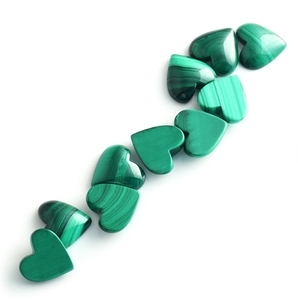 Haute qualité grande taille coeur coupe pierre précieuse Nature's Double Cabochon <span class=keywords><strong>Malachite</strong></span> vert avec <span class=keywords><strong>de</strong></span> bons avantages <span class=keywords><strong>Malachite</strong></span> - Product Image 2