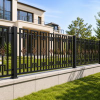 Système de clôture en aluminium MEXIN, poteaux et panneaux métalliques pour cour, allée, villa, décoration extérieure moderne, vente en gros
