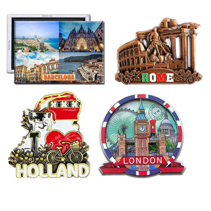 Aimants de réfrigérateur en métal personnalisés avec logo promotionnel, souvenir avec forme personnalisée, design écologique - Product Image 5