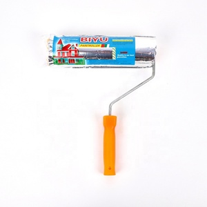 Rouleau à <span class=keywords><strong>peinture</strong></span> en polyester à poignée en plastique, personnalisable, bleu et jaune, <span class=keywords><strong>pour</strong></span> une <span class=keywords><strong>peinture</strong></span> rapide - Product Image 6